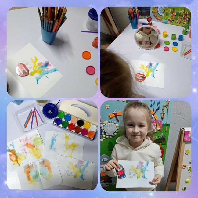 Живі клякси: малюємо та тренуємо мовлення одночасно.